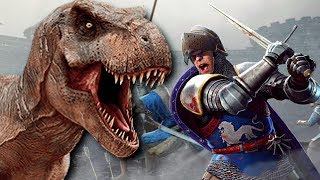 T-Rex vs 1000 Knights - Ultimate Battle Sim