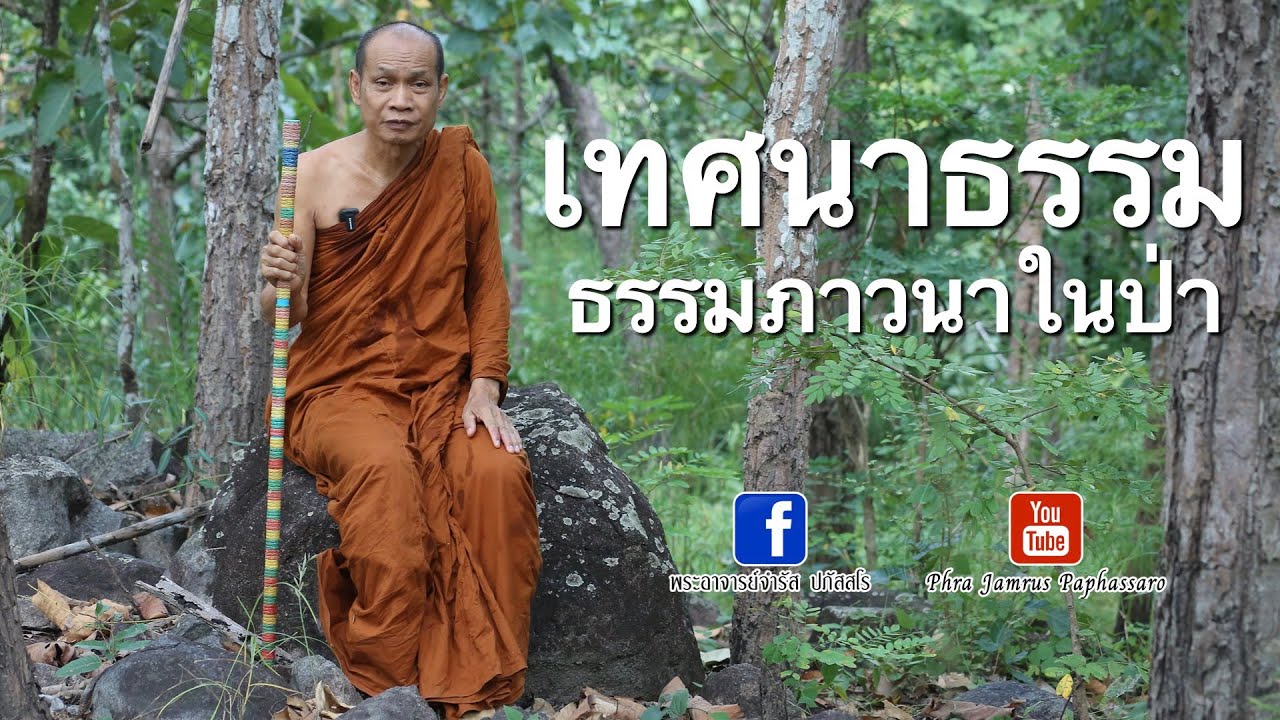 เทศนาธรรม ธรรมภาวนาในป่า หลวงพ่อจำรัส ปภัสสโร