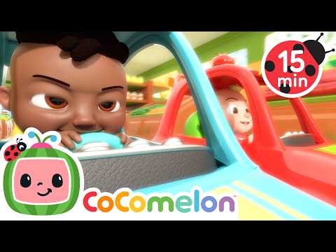 Racing Through the Shopping Mall🏁 | + More Food Nursery Rhymes & Kids Songs - CoComelon