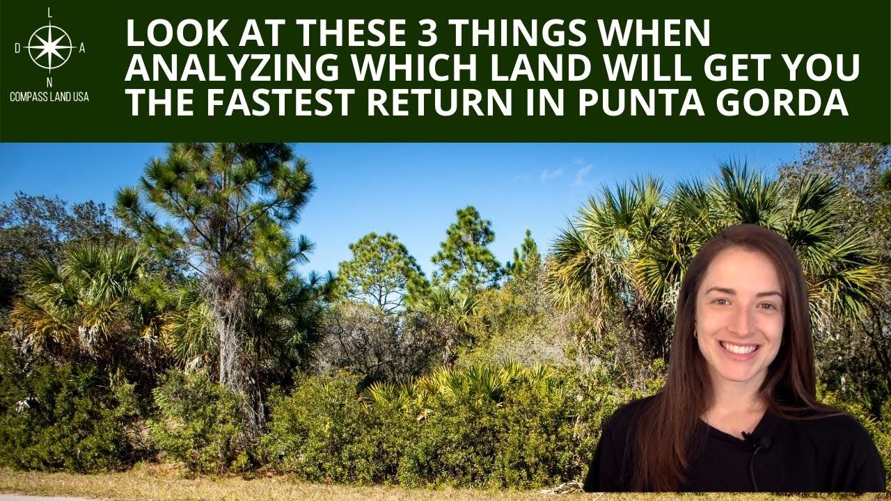 Look At These 3 Things When Analyzing Which Land Will Get You the Fastest Return in Punta Gorda