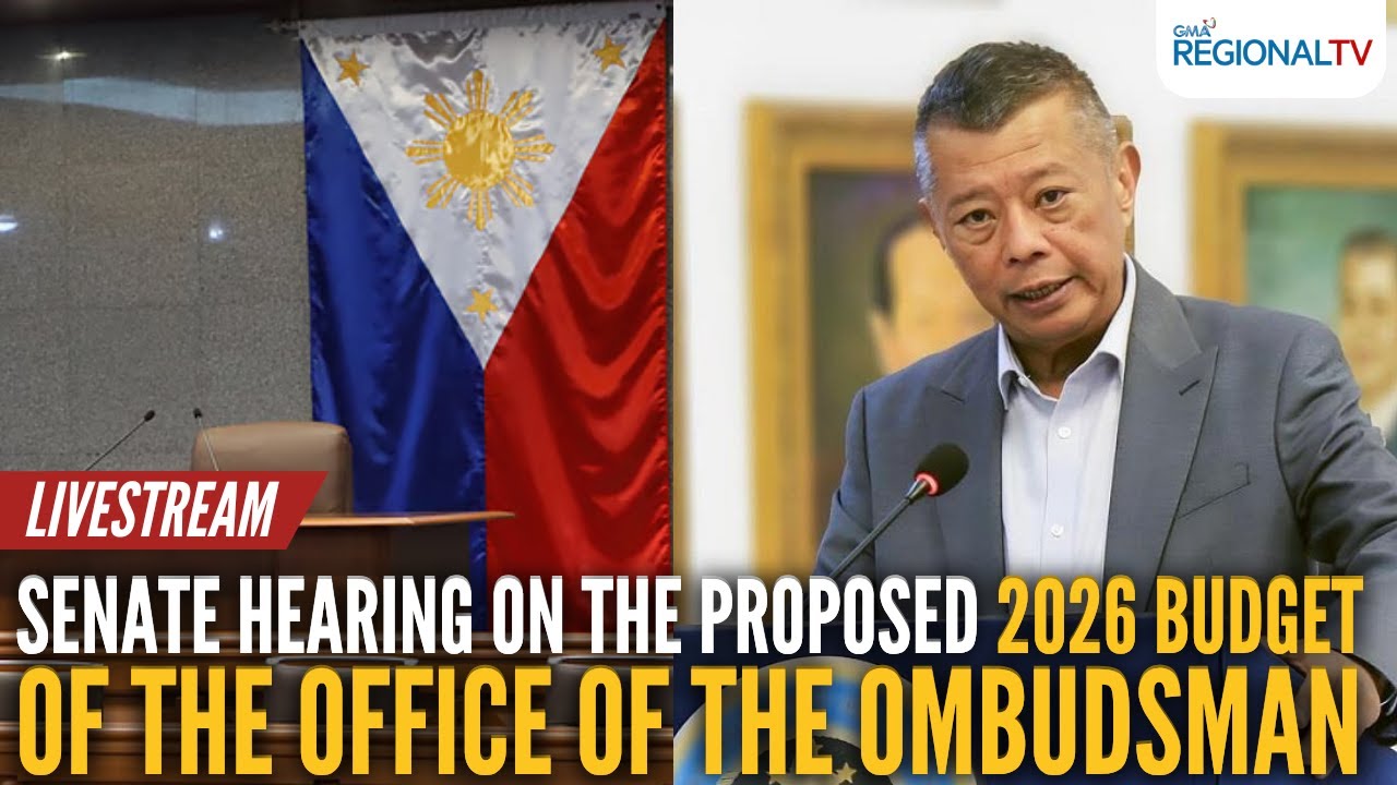 LIVE - Senate hearing on the proposed 2026 budget of the Office of the... - Replay | GMA Regional TV