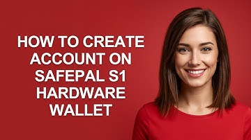 How to Create Account on Safepal S1 Hardware Wallet - AshleyHowTo