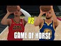 Can Trae Young Beat Stephen Curry In A Game Of Horse? | NBA 2K18 Gameplay |