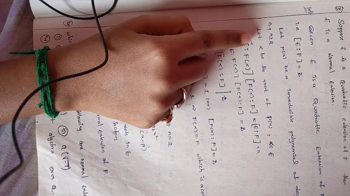 Example of finite extension