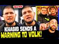 Khabib S LIVE REACTION To Movsar Evloev S Win Over Murphy SENDS WARNING To Alex Volkanovski Khabib S LIVE REACTION To Movsar Evloev S Win Over Murphy SENDS WARNING To Alex Volkanovski