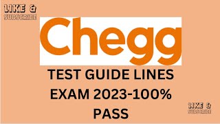 Chegg GUIDELINES TEST 2023