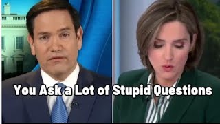 Marco Rubio SLAMS Woke CBS Host over 'STUPID' Questions on the US Airstrikes on Iran-backed Houthis