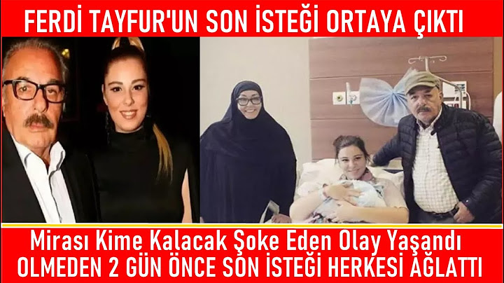 Ferdi Tayfur'un Son İsteği Herkesi Ağlattı MİRASINI KİM ALACAK EŞİ NECLA NAZIR KONUŞTU