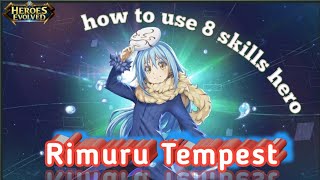 HEROES EVOLVED- Rimuru Tempest- 8 skills hero gameplay- Tensei Shitara Suraimu Datta Ken screenshot 5