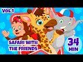 Safari with giramille friends vol 1  giramille 34 min  kids song