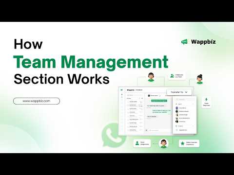 How to Manage a Sales Team on One WhatsApp Number | Wappbiz Team Management