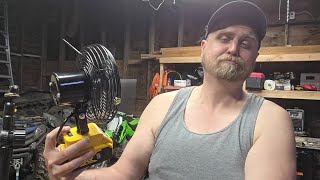 Dewalt powered utility fan review - this thing BLOWS