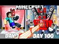 I Survived 100 Days as SPEAKERMAN in HARDCORE Minecraft!