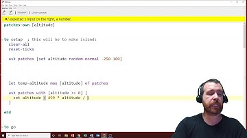 NetLogo Tutorial - How To Make Islands (process and reasoning description)