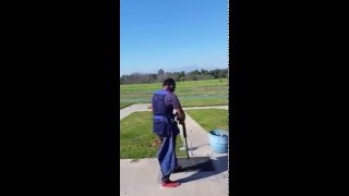 Int'l trap practice at Triple B clays