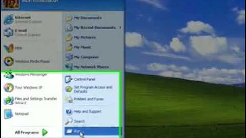 Disable Security Center in Windows XP