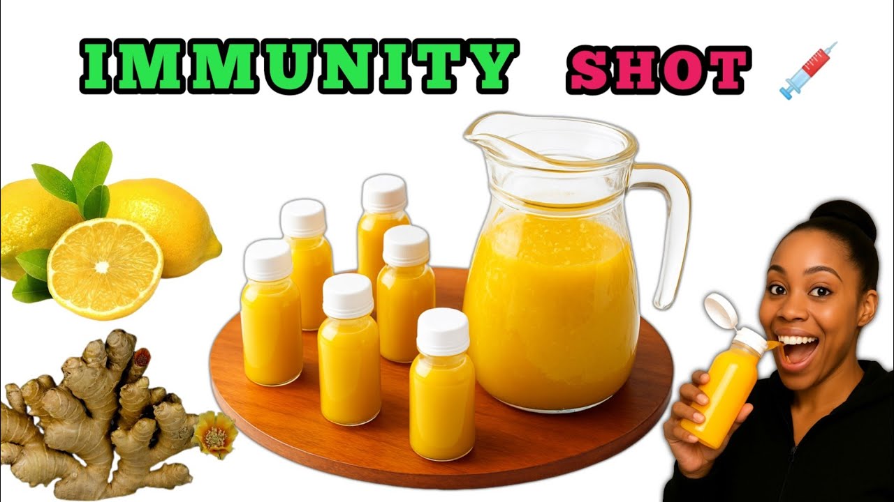 Ginger Shots Recipe | Immunity & Energy Boost in 5 Minutes