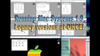 Running Apple Lisa & Mac OS System 1-9 at the SAME time!