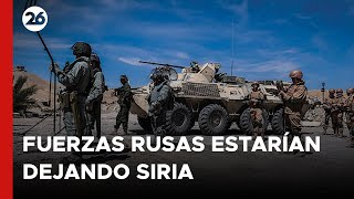 MEDIO ORIENTE | Fuerzas rusas estarían dejando el territorio sirio ...