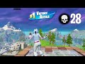 28 Kill Solo vs Squads Win Gameplay Full Game (Fortnite PC Keyboard)