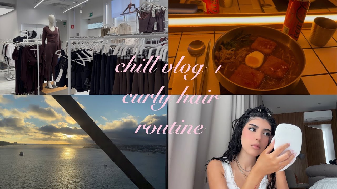 weekend vlog + my curly hair routine