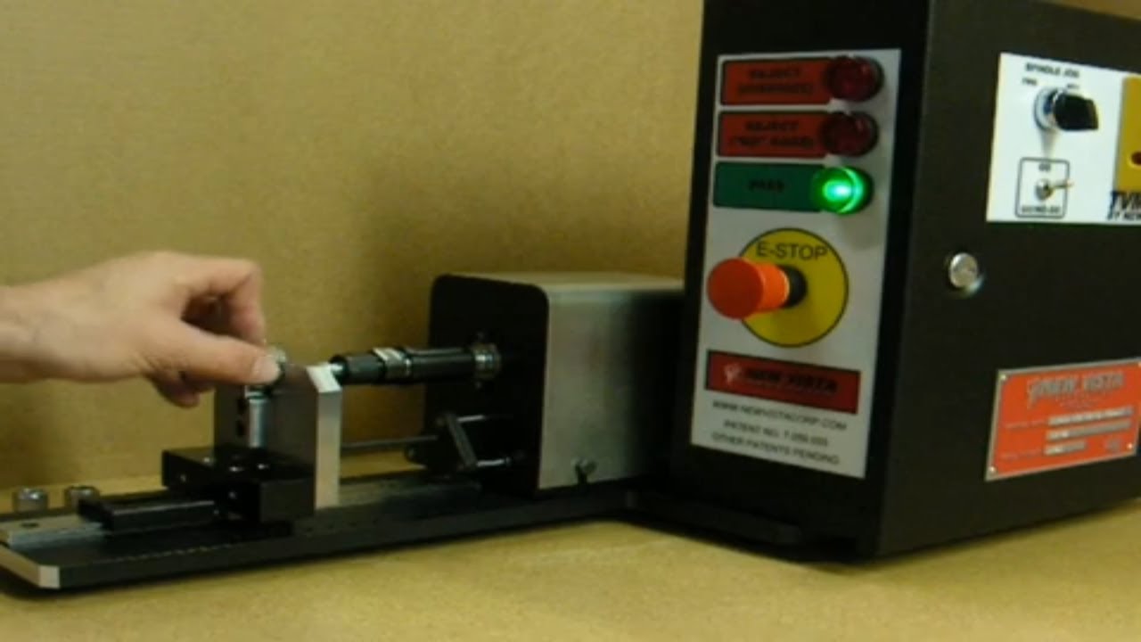 A New Vista SC Station Verifying Threads inside Nuts - YouTube