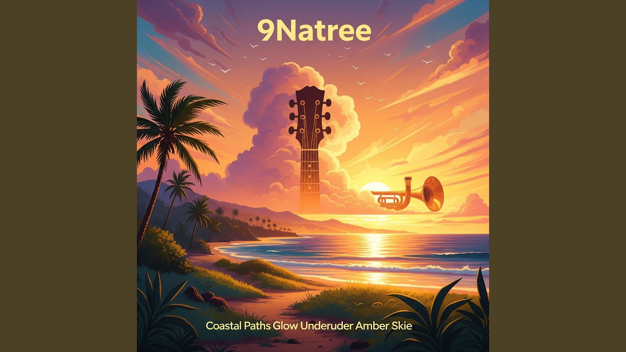 Sandy Paths Curve Along Quiet Shores