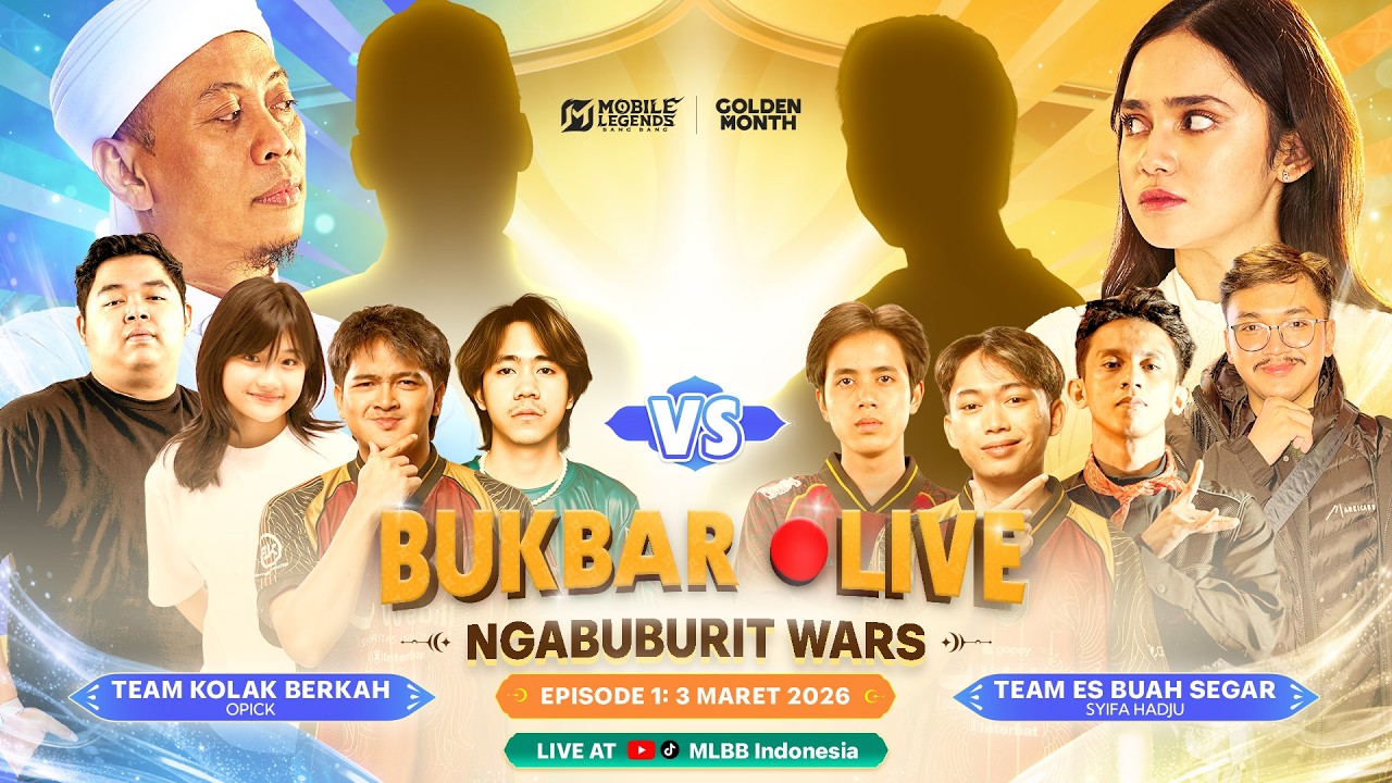 BUKBAR LIVE: Ngabuburit Wars - Episode 1 | MLBB Golden Month #BUKBARLIVE