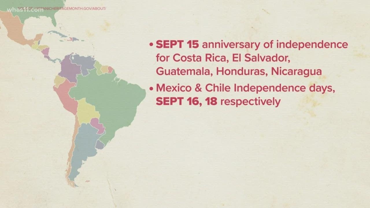 Hispanic Heritage Month begins Sept. 15 - YouTube