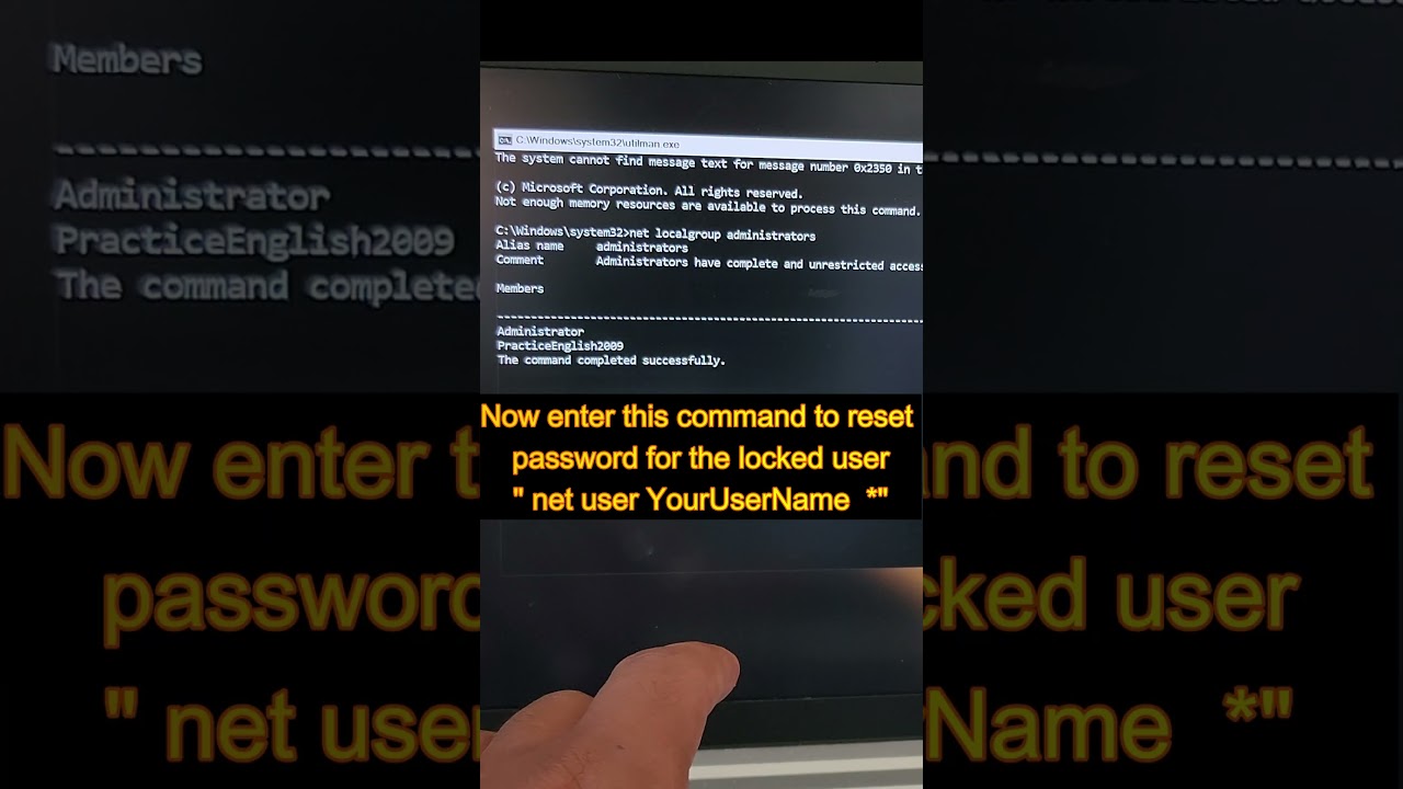 Reset Windows 10/11 Password Without Losing Data #shorts #windows
