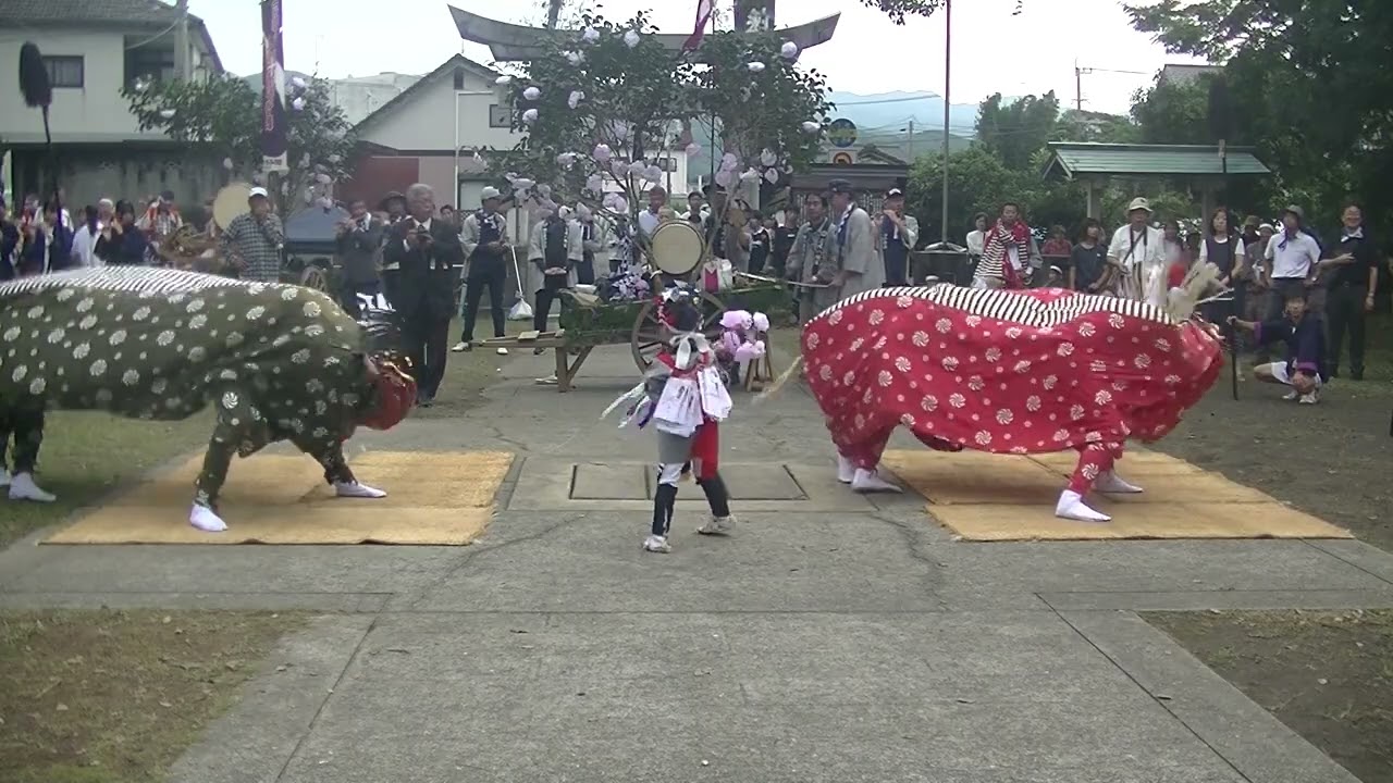 令和７年志岐八幡宮秋季例大祭～お発ちの獅子舞～