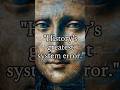 Leonardo Da Vinci: The Greatest 'System Error' in Human History