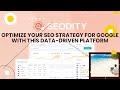 SEODity Reaction and Review Video pt1 | All-In-One Cloud-based SEO Platform | Data Driven SEO