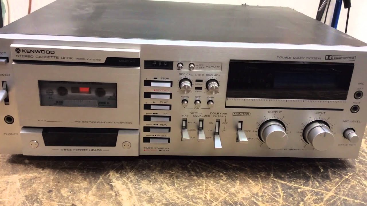 KX2060 Kenwood Cassette Deck YouTube