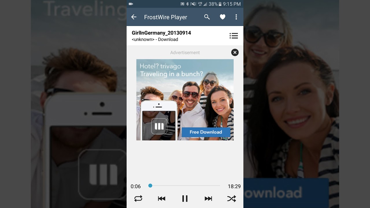 Audio recording of girls hiccups