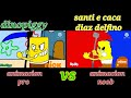 comparacion other friends bob esponja @DinoPiggy vs @Santi e cacá DIAS DELFINO