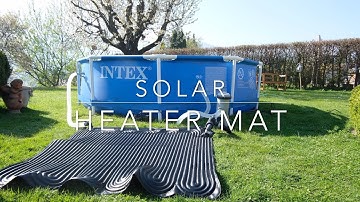 Intex solar heater mat