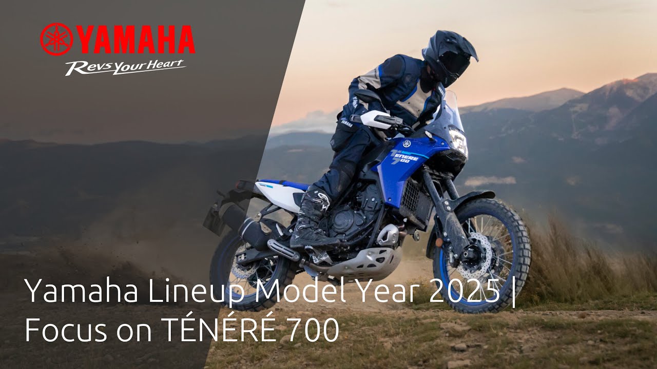 YAMAHA lineup Model Year 2025 | Focus on TÉNÉRÉ 700 - New Design (IT)