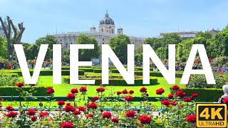 Vienna Walking, Volksgarten and Hofburg 4K UHD