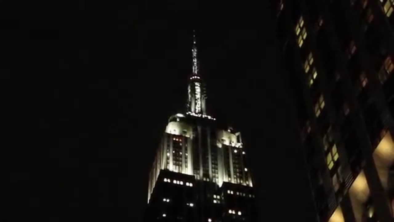 empire state building light show october 7 2014 youtube empire state building light show 2018
