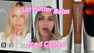 NEW! Summer Fridays ICED COFFEE lip butter balm * review - comparison - application