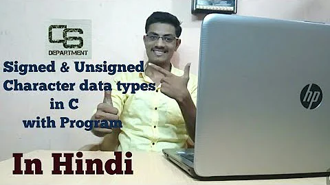 Signed/Unsigned Char Data types with Program | #47