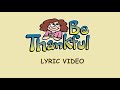 Be thankful    lyric