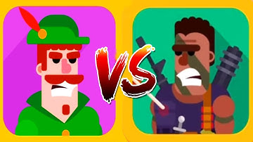 Bowmasters - Gameplay Walkthrough Epic Wins Part 9 - NEW CHARACTERS ARNOLD THE UNSTOPPABLE VS ROBIN