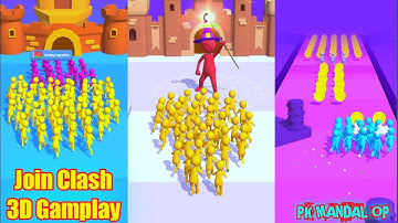 Join Clash 3D Gamplay Level 6-10 Max Level All Level Last Level #joinclash3d #games