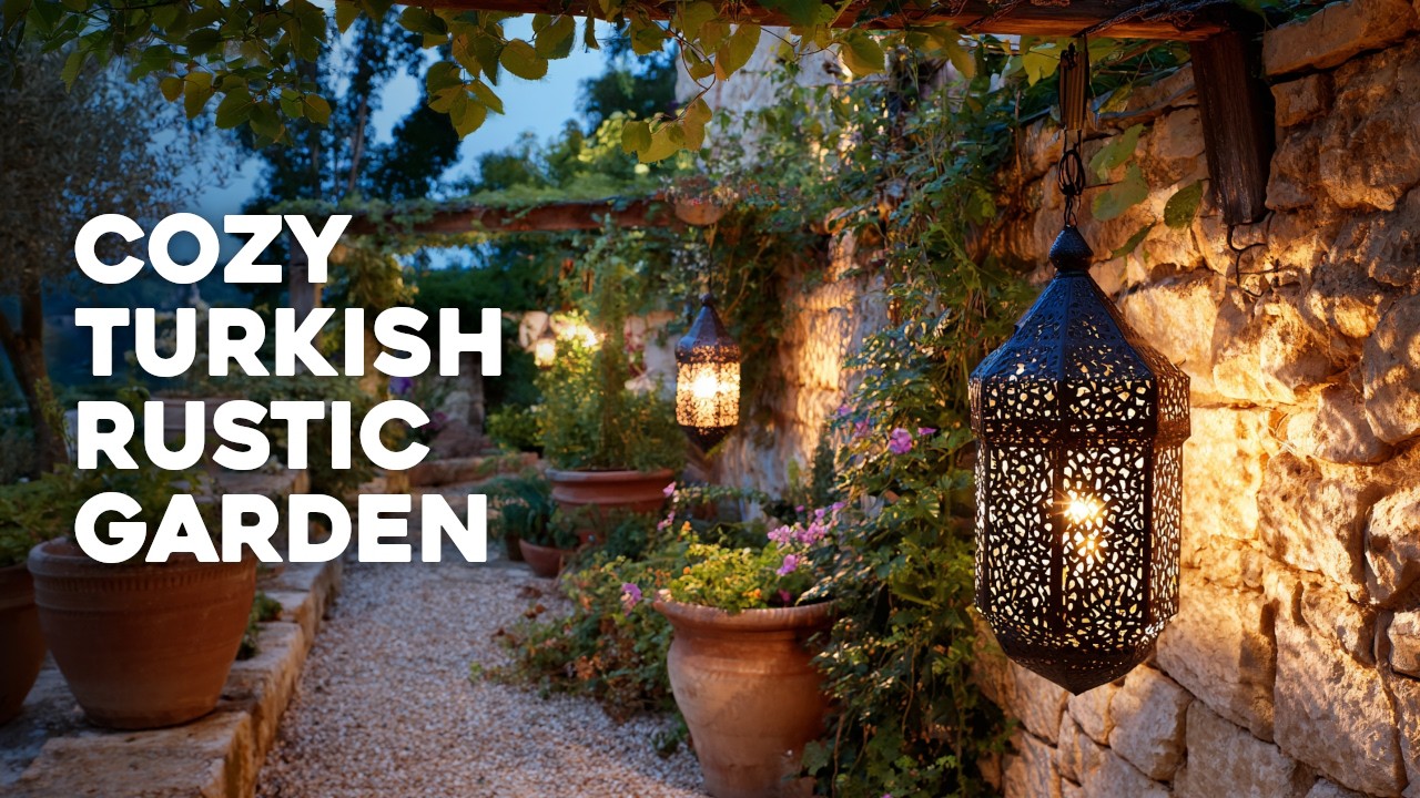 🌿 Дизайн турецкого деревенского сада: создайте средиземноморское тепло