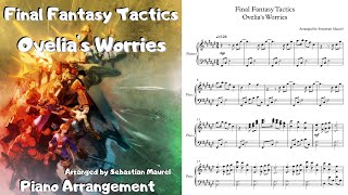 Final Fantasy Tactics - Ovelia's Worries Piano Arrangement (with Music Sheets)