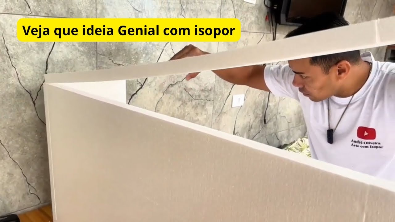 Ideia brilhante com isopor que qualquer um pode fazer