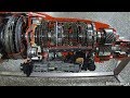 Cutaway model AUDI Engine and Transmission |time-lapse|