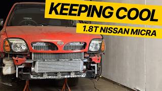 Intercooler and Radiator Mounted Up  - Audi/VW 1.8T Engine Swap